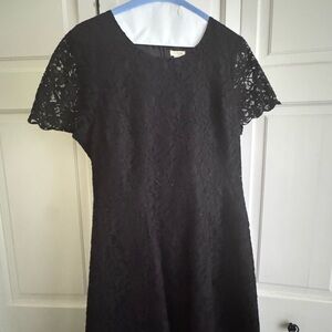 Elegant Black Lace Dress